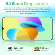 C55 / SDT80, 2GB+16GB, Face Identification, 6.28 inch Screen Android 8.1 MTK6737 Quad Core, Network: 4G, Dual SIM (Gold)