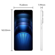 vivo iQOO Neo9S Pro+, 16GB+256GB, Face ID & Ultrasonic 3D Fingerprint Identification, 6.78 inch Android 14 OriginOS 4 Snapdragon 8 Gen 3 Octa Core 2.63GHz, OTG, NFC, Network: 5G, Support Google Play (White)