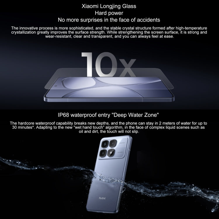 Xiaomi Redmi K70 Ultra, 16GB+1TB, 6.67 inch Xiaomi HyperOS Dimensity 9300+ Octa Core 4nm up to 3.4GHz, NFC, Network: 5G (White) - free shipping - PMc TechLife - Order now!