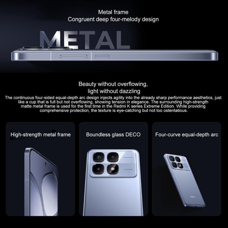 Xiaomi Redmi K70 Ultra, 16GB+1TB, 6.67 inch Xiaomi HyperOS Dimensity 9300+ Octa Core 4nm up to 3.4GHz, NFC, Network: 5G (White) - free shipping - PMc TechLife - Order now!