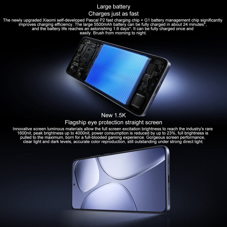 Xiaomi Redmi K70 Ultra, 16GB+1TB, 6.67 inch Xiaomi HyperOS Dimensity 9300+ Octa Core 4nm up to 3.4GHz, NFC, Network: 5G (White) - free shipping - PMc TechLife - Order now!