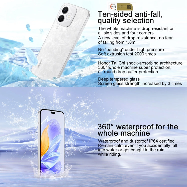 Honor X60i,  8GB+256GB, Screen Fingerprint, 6.7 inch MagicOS 8.0 Dimensity 6080 Octa Core, Network: 5G, OTG, Not Support Google Play (White)