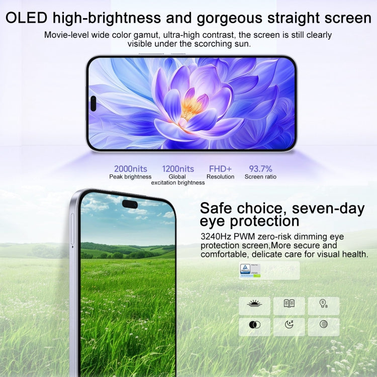 Honor X60i, 12GB+512GB, Screen Fingerprint, 6.7 inch MagicOS 8.0 Dimensity 6080 Octa Core, Network: 5G, OTG, Not Support Google Play (White)