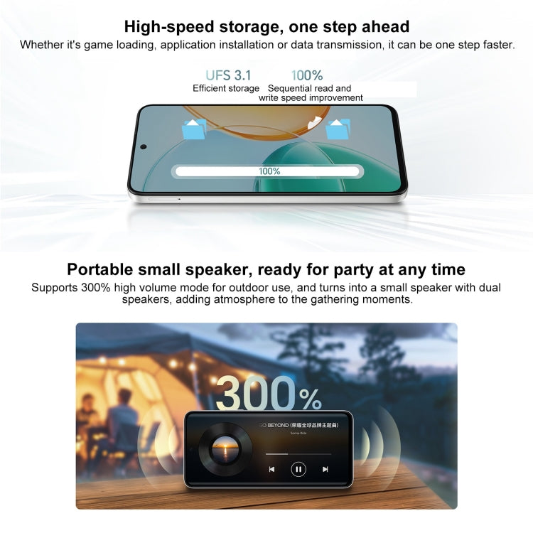 Honor Play9T 5G,  8GB+128GB, 6.77 inch MagicOS 8.0 Qualcomm Snapdragon 4 Gen2 Octa Core up to 2.2GHz, Network: 5G, OTG, Not Support Google Play (Green)
