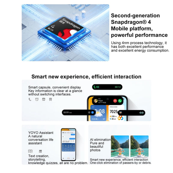 Honor Play9T 5G,  8GB+128GB, 6.77 inch MagicOS 8.0 Qualcomm Snapdragon 4 Gen2 Octa Core up to 2.2GHz, Network: 5G, OTG, Not Support Google Play (Green)