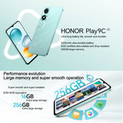 Honor Play9C 5G, 6GB+128GB, Side Fingerprint, 6.56 inch MagicOS 8.0 Dimensity 6100+ Octa Core, Network: 5G, OTG, Not Support Google Play (Black)