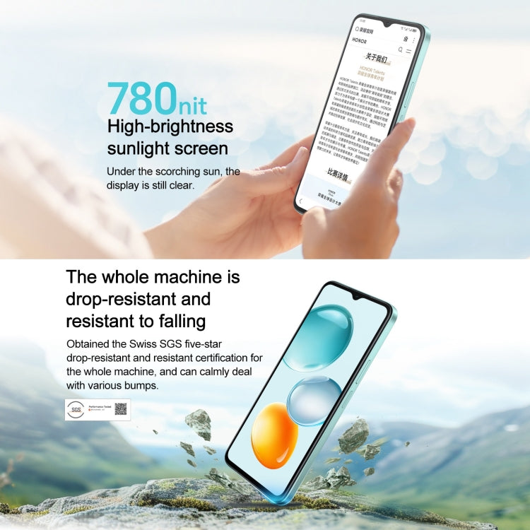Honor Play9C 5G, 6GB+128GB, Side Fingerprint, 6.56 inch MagicOS 8.0 Dimensity 6100+ Octa Core, Network: 5G, OTG, Not Support Google Play (Blue)