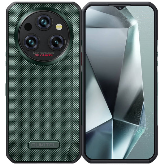 Oukitel WP35 5G Rugged Phone, 8GB+256GB, IP68/IP69K Fingerprint Identification, 11000mAh, 6.6 inch MediaTek Dimensity 6100+ Octa Core, NFC, OTG, Network: 5G (Green) - free shipping - PMC Jewellery - Order now!