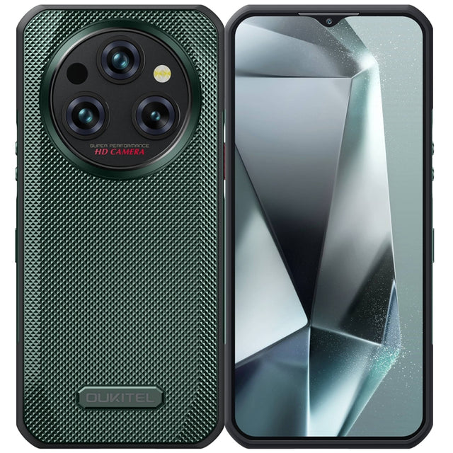 Oukitel WP35 5G Rugged Phone, 8GB+256GB, IP68/IP69K Fingerprint Identification, 11000mAh, 6.6 inch MediaTek Dimensity 6100+ Octa Core, NFC, OTG, Network: 5G (Green)