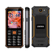 UNIWA S2 IP68 Rugged Keypad Phone, 2.4 inch Mediatek MT6261, 2500mAh Battery, 21 Keys, Network: 2G (Black+Orange) - UNIWA by UNIWA | Online Shopping South Africa | PMC Jewellery | Buy Now Pay Later Mobicred