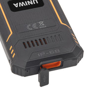 UNIWA S2 IP68 Rugged Keypad Phone, 2.4 inch Mediatek MT6261, 2500mAh Battery, 21 Keys, Network: 2G (Black+Orange)