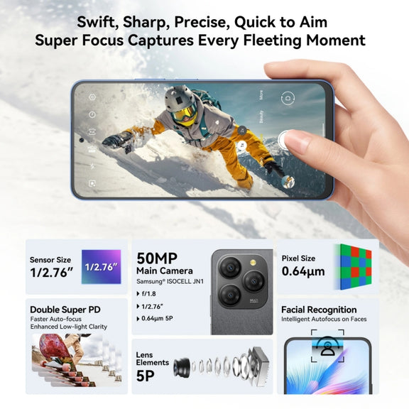 Blackview SHARK 9, 8GB+256GB, 6.67 inch Android 14 Unisoc T820 Octa Core, Network: 5G (Black)