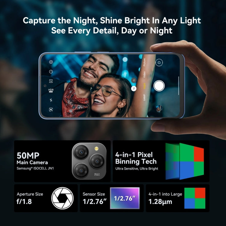 Blackview SHARK 9, 8GB+256GB, 6.67 inch Android 14 Unisoc T820 Octa Core, Network: 5G (Black) - free shipping - PMC Jewellery - Order now!