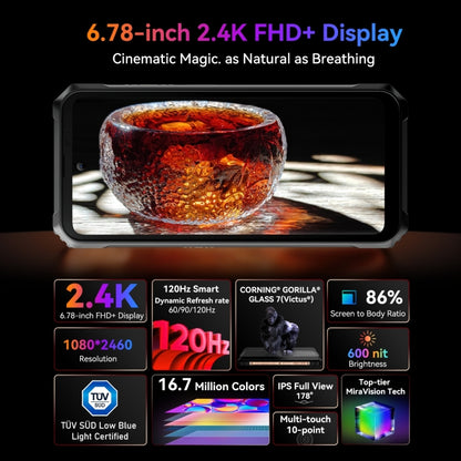 Blackview BL9000 Pro 5G, Thermal Imaging Camera, 12GB+512GB, IP68/IP69K/MIL-STD-810H, 6.78 inch Android 14 MediaTek Dimensity 8020 Octa Core, Network: 5G, NFC, OTG (Black) - free shipping - PMC Jewellery - Order now!
