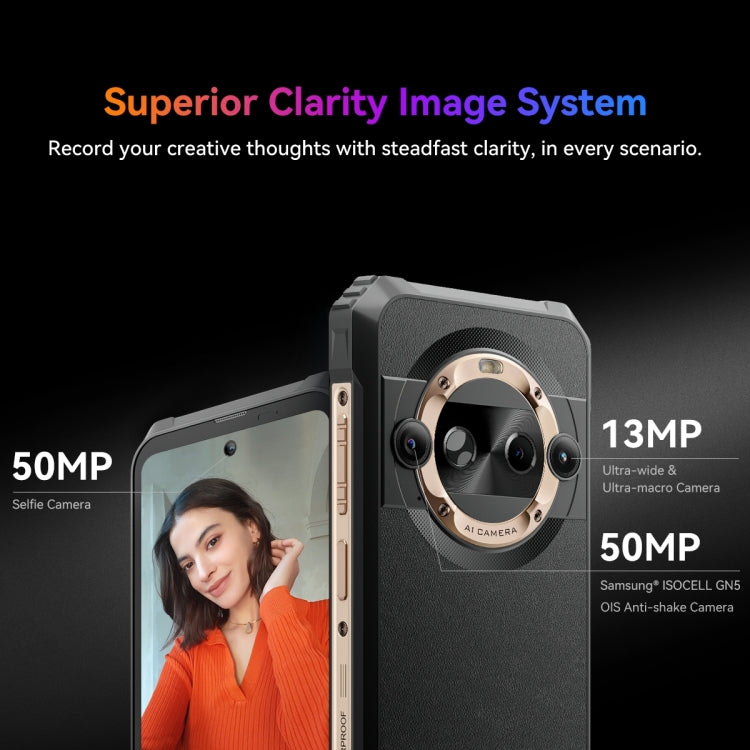 Blackview BL9000 Pro 5G, Thermal Imaging Camera, 12GB+512GB, IP68/IP69K/MIL-STD-810H, 6.78 inch Android 14 MediaTek Dimensity 8020 Octa Core, Network: 5G, NFC, OTG (Black) - free shipping - PMC Jewellery - Order now!
