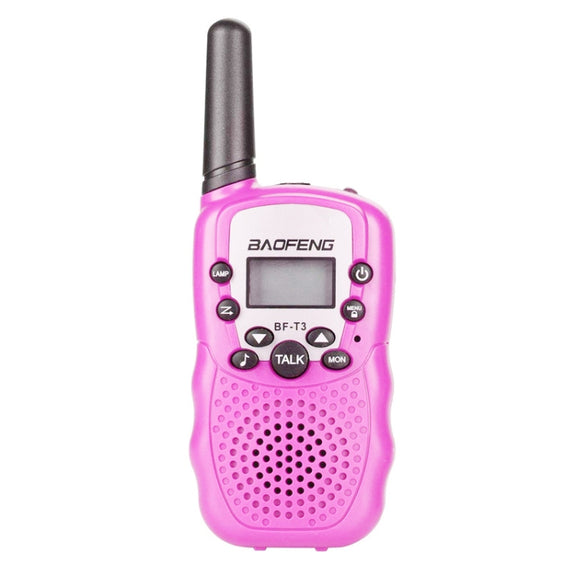 2 PCS BaoFeng BF-T3 1W Children Single Band Radio Handheld Walkie Talkie with Monitor Function, US Plug