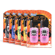 2 PCS BaoFeng BF-T3 1W Children Single Band Radio Handheld Walkie Talkie with Monitor Function, UK Plug