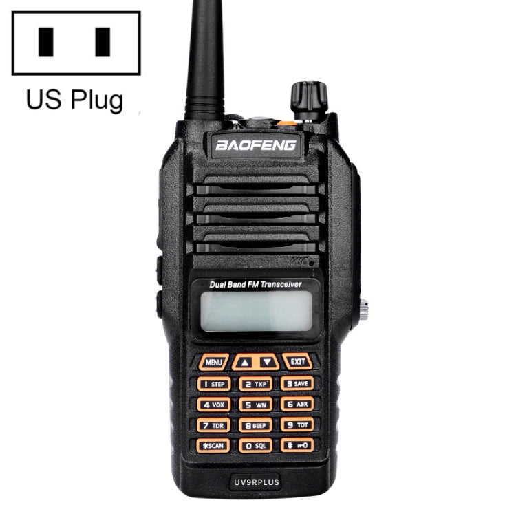 BaoFeng BF-UV9R Plus 10W Waterproof Dual Band Radio Handheld Antenna Walkie Talkie, US Plug - free shipping - PMC TechLife - Order now!