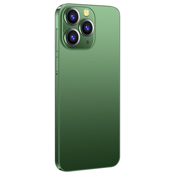 i14 Pro Max N85+, 2GB+16GB, 6.3 inch Screen, Face Identification, Android 6.0 Spreadtrum 7731G Quad Core, Network: 3G, Dual SIM,  with 64GB TF Card(Green)