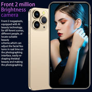 i14 Pro Max N85+, 2GB+16GB, 6.3 inch Screen, Face Identification, Android 6.0 Spreadtrum 7731G Quad Core, Network: 3G, Dual SIM,  with 64GB TF Card(Blue)