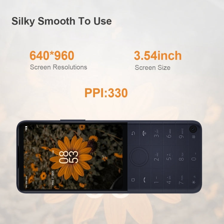 QIN F22 Pro 4G, 4GB+64GB, 3.54 inch Android 12 Helio G85 Octa Core, Network: 4G, OTG, Infrared Remote Control, Single SIM, Support Google Play(White) - Other by PMC TechLife | Online Shopping South Africa | PMC TechLife