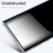 For Galaxy Note 10 3D Curved Edge Glue Curved Full Screen Tempered Glass Film, Fingerprint Unlock Is Supported(Black)