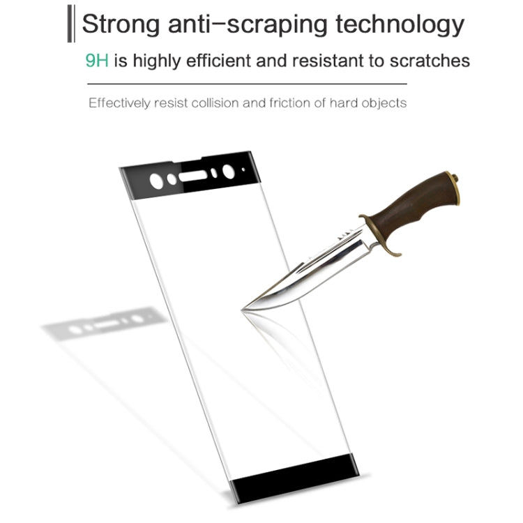 MOFI for Sony Xperia XA2 Ultra 0.3mm 9H Surface Hardness 3D Curved Edge Anti-scratch HD Full Coverage Tempered Glass Screen Protector (Black) - Sony Tempered Glass by MOFI | Online Shopping South Africa | PMC Jewellery | Buy Now Pay Later Mobicred