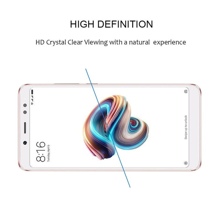0.33mm 9H 2.5D Full Screen Fully Adhesive Tempered Glass Film for Xiaomi Redmi Note 5 Pro(White) -  by PMC TechLife | Online Shopping South Africa | PMC TechLife