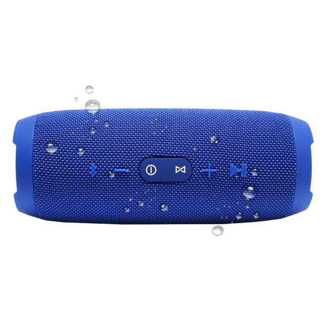 Charge3 Life Water-resistant Bluetooth Stereo Speaker, Built-in MIC, Support Hands-free Calls & TF Card & AUX IN & Power Bank(Blue)