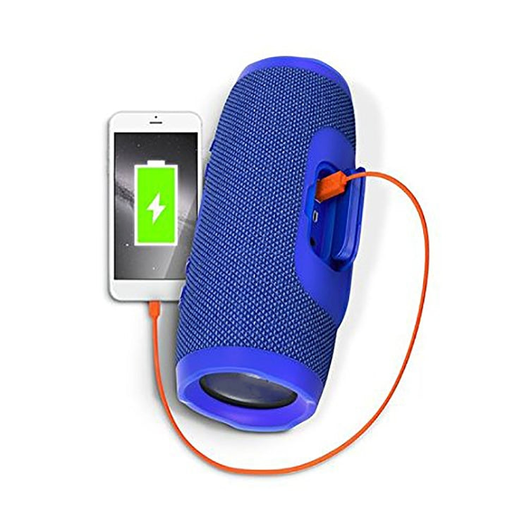 Charge3 Life Water-resistant Bluetooth Stereo Speaker, Built-in MIC, Support Hands-free Calls & TF Card & AUX IN & Power Bank(Blue)