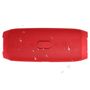 Charge3 Life Water-resistant Bluetooth Stereo Speaker, Built-in MIC, Support Hands-free Calls & TF Card & AUX IN & Power Bank(Red)