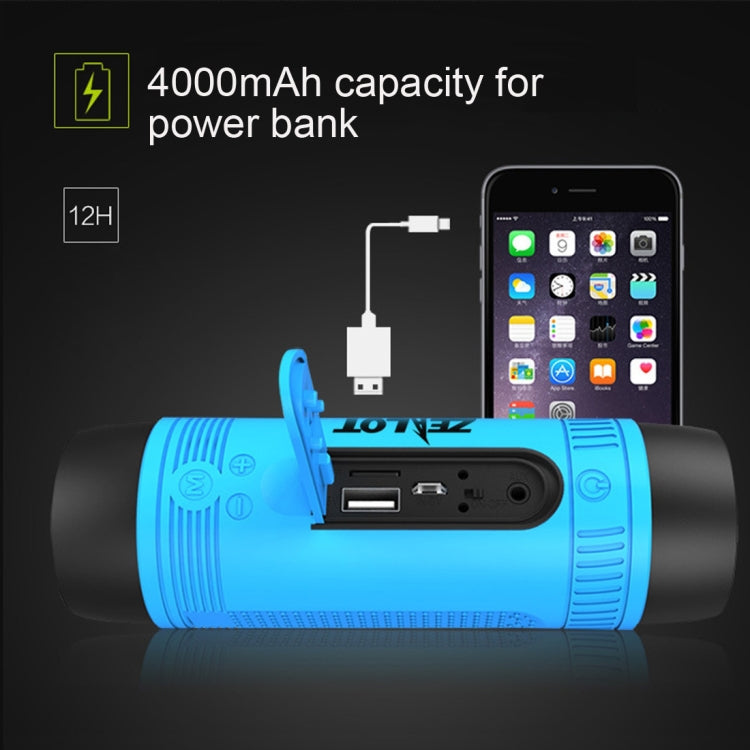 Zealot S1 Multifunctional Outdoor Water-resistant Bluetooth Speaker, 4000mAh Battery, For iPhone, Galaxy, Sony, Lenovo, HTC, Huawei, Google, LG, Xiaomi, other Smartphones(Coffee)