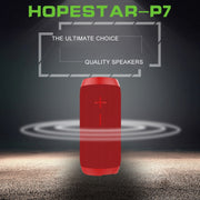 HOPESTAR P7 Mini Portable Rabbit Wireless Bluetooth Speaker, Built-in Mic, Support AUX / Hand Free Call / FM / TF(Army Green)