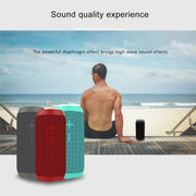 HOPESTAR P7 Mini Portable Rabbit Wireless Bluetooth Speaker, Built-in Mic, Support AUX / Hand Free Call / FM / TF(Army Green)