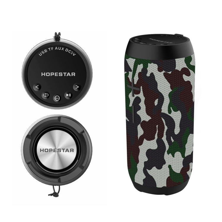 HOPESTAR P7 Mini Portable Rabbit Wireless Bluetooth Speaker, Built-in Mic, Support AUX / Hand Free Call / FM / TF(Army Green)