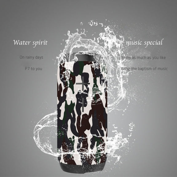 HOPESTAR P7 Mini Portable Rabbit Wireless Bluetooth Speaker, Built-in Mic, Support AUX / Hand Free Call / FM / TF(Army Green)