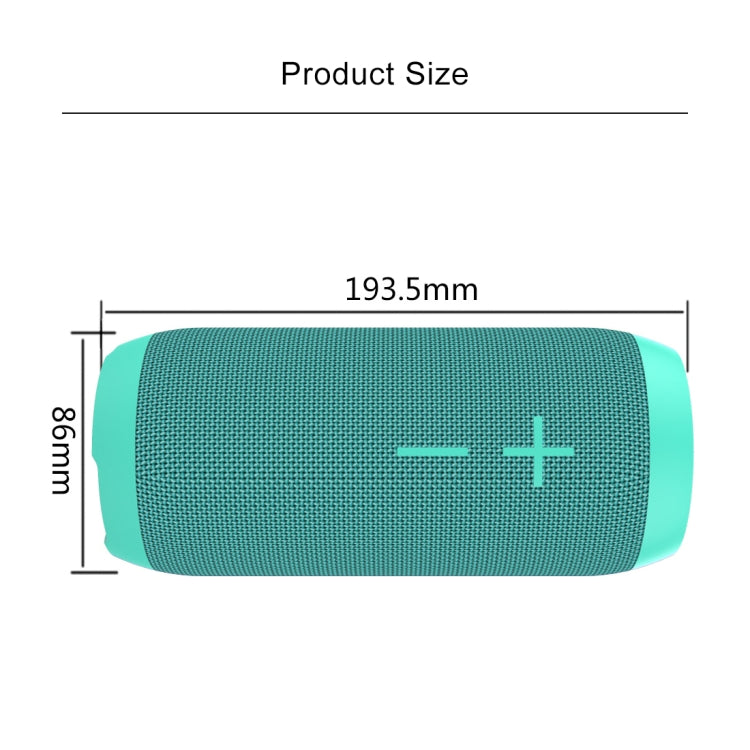 HOPESTAR P7 Mini Portable Rabbit Wireless Bluetooth Speaker, Built-in Mic, Support AUX / Hand Free Call / FM / TF(Green) - free shipping - PMC Jewellery - Order now!