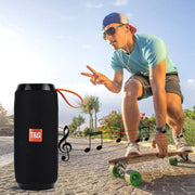 T&G TG106 Portable Wireless Bluetooth V4.2 Stereo Speaker with Handle, Built-in MIC, Support Hands-free Calls & TF Card & AUX IN & FM, Bluetooth Distance: 10m