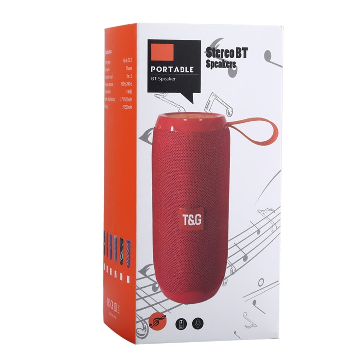 T&G TG106 Portable Wireless Bluetooth V4.2 Stereo Speaker with Handle, Built-in MIC, Support Hands-free Calls & TF Card & AUX IN & FM, Bluetooth Distance: 10m