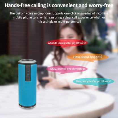 W-KING X6 Portable Waterproof Bluetooth 4.0 Stereo Speaker(Green) - free shipping - PMC Jewellery - Order now!