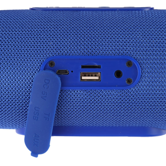 T&G TG109 Portable Wireless Bluetooth V4.2 Stereo Speaker with Handle, Built-in MIC, Support Hands-free Calls & TF Card & AUX IN & FM(Dark Blue)