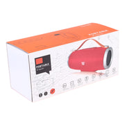 T&G TG109 Portable Wireless Bluetooth V4.2 Stereo Speaker with Handle, Built-in MIC, Support Hands-free Calls & TF Card & AUX IN & FM(Dark Blue)