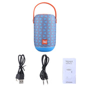 T&G TG107 Portable Wireless Bluetooth V4.2 Stereo Speaker with Handle, Built-in MIC, Support Hands-free Calls & TF Card & AUX IN & FM, Bluetooth Distance: 10m