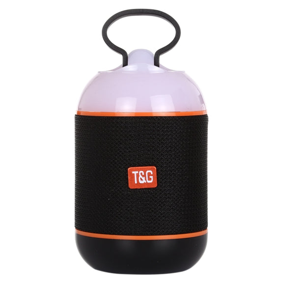 T&G TG605 Portable Stereo Wireless Bluetooth V5.0 Speaker, Built-in Mic, Support Hands-free Calls & TF Card & U Disk & AUX Audio & FM(Black)