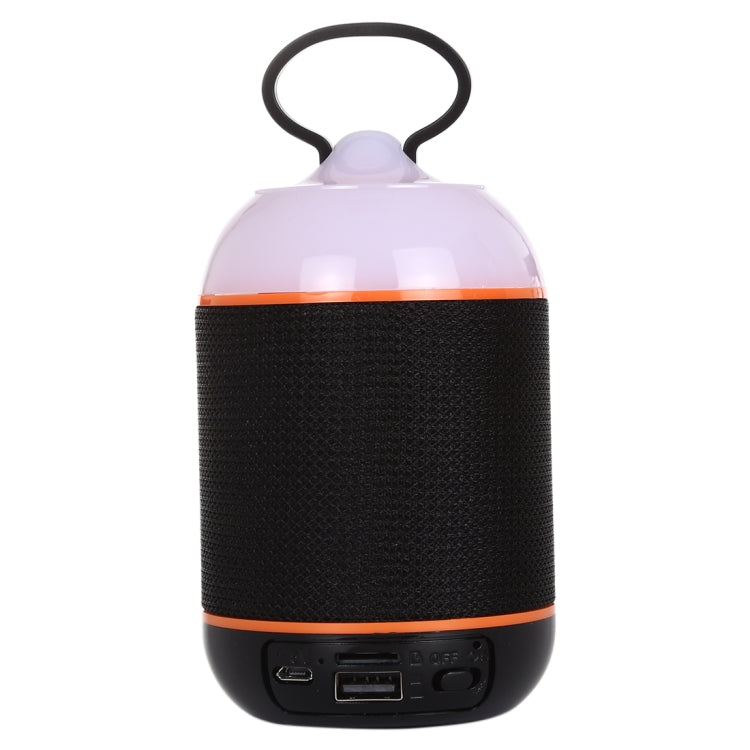 T&G TG605 Portable Stereo Wireless Bluetooth V5.0 Speaker, Built-in Mic, Support Hands-free Calls & TF Card & U Disk & AUX Audio & FM(Black)