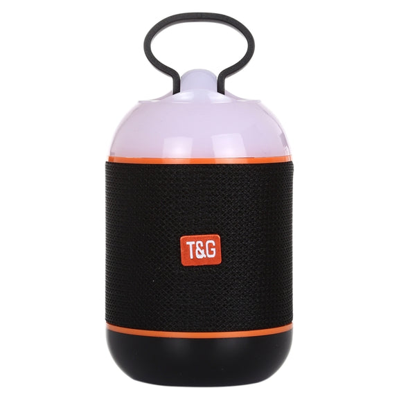 T&G TG605 Portable Stereo Wireless Bluetooth V5.0 Speaker, Built-in Mic, Support Hands-free Calls & TF Card & U Disk & AUX Audio & FM(Black)