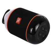 T&G TG605 Portable Stereo Wireless Bluetooth V5.0 Speaker, Built-in Mic, Support Hands-free Calls & TF Card & U Disk & AUX Audio & FM(Black)