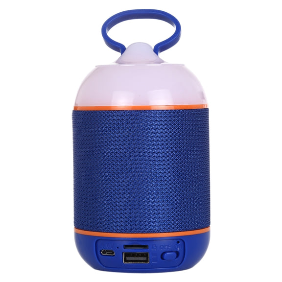 T&G TG605 Portable Stereo Wireless Bluetooth V5.0 Speaker, Built-in Mic, Support Hands-free Calls & TF Card & U Disk & AUX Audio & FM(Blue)