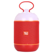 T&G TG605 Portable Stereo Wireless Bluetooth V5.0 Speaker, Built-in Mic, Support Hands-free Calls & TF Card & U Disk & AUX Audio & FM(Red)