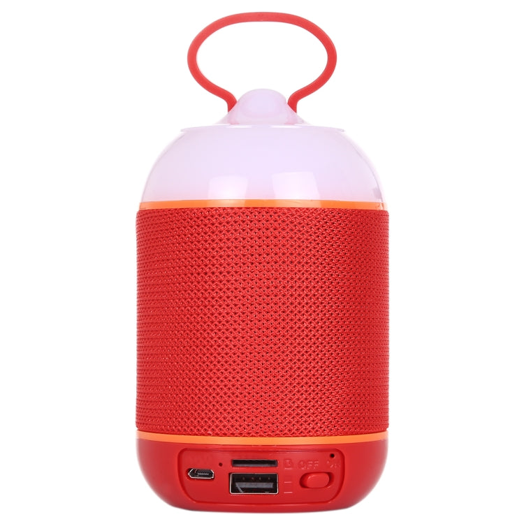 T&G TG605 Portable Stereo Wireless Bluetooth V5.0 Speaker, Built-in Mic, Support Hands-free Calls & TF Card & U Disk & AUX Audio & FM(Red)
